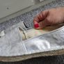 Silver flats size 7.5-8 Image 7