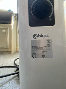 Blyss NDK20-24AF 2000W Electric Portable Convector Heater White