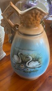 Vintage Royal Bruxonia (Austria) swan pitcher