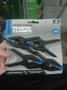 Extra strong plastic clamps f