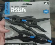 Extra strong plastic clamps f