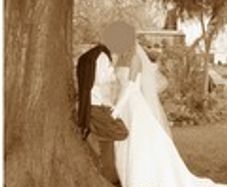 Ivory wedding dress