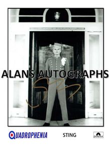 Quadrophenia STING Autograph