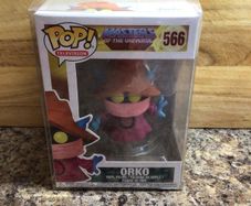 Masters of the universe - funko pop - orko - hard to find with protective case