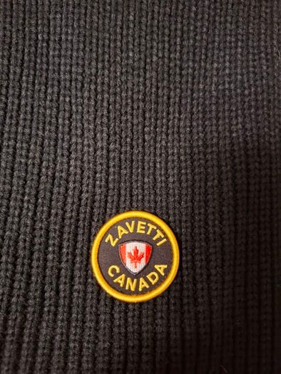 Zavetti Canada Scarf Black Knit