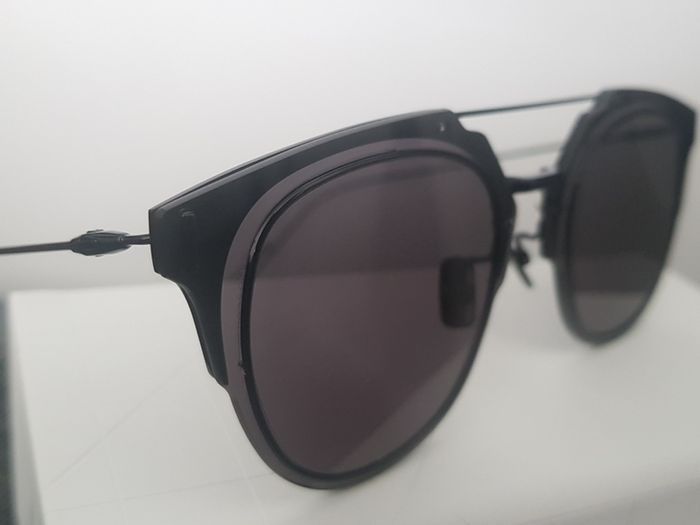 Authentic Christian Dior Aviator Composit Gray Ar 2K Round Sunglasses Diorcomposit 1.0 006/2K