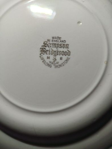 Sampson Bridgwood Plates x 8