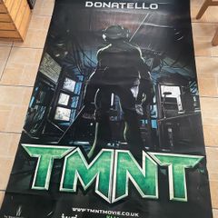 Giant TMNT Donatello 2007 Rare Cinema Display Vinyl Poster 2.4x1.5m