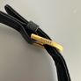 Black leather shoulder bag Image 3