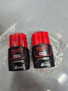 Milwaukee M12B2 2.0Ah Batteries x2
