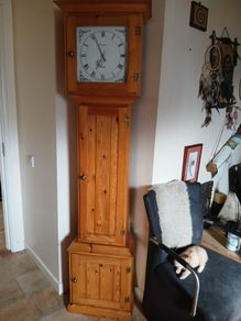 EUROPINT Pine Grandfathers Clock