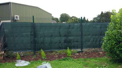 2X FENCE SCREEN 1.80m X 10m (1 used, 1 brand new)