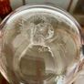 Vintage Signed Bruce Walker Kirkbuddo Glass Studio Etched Art Glass Bud Vase Capercaillie 1976 Image 5