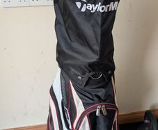 TaylorMade Corza Golf Bag + Mixed Club Set (Titleist, Wilson, Spalding, Cleveland)
