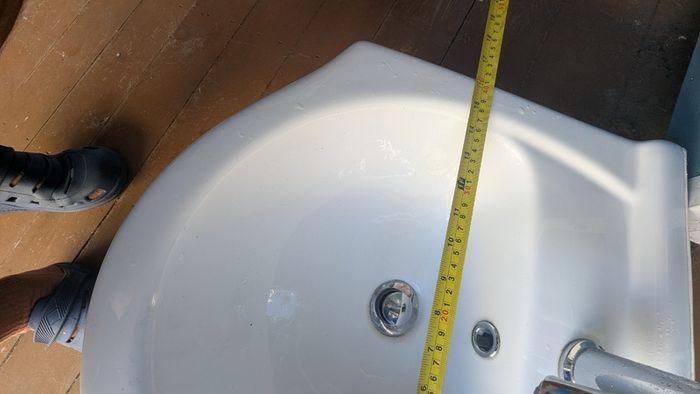 Bathroom Sink Unit - Sink with fixtures and fitted drawer unit