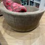 2 brown swivel chairs Image 5