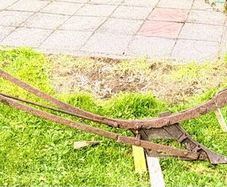 Vintage horse plough