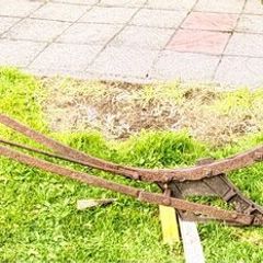 Vintage horse plough