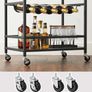 New Serving Trolley With Wine Rack - FREE P&P Image 3