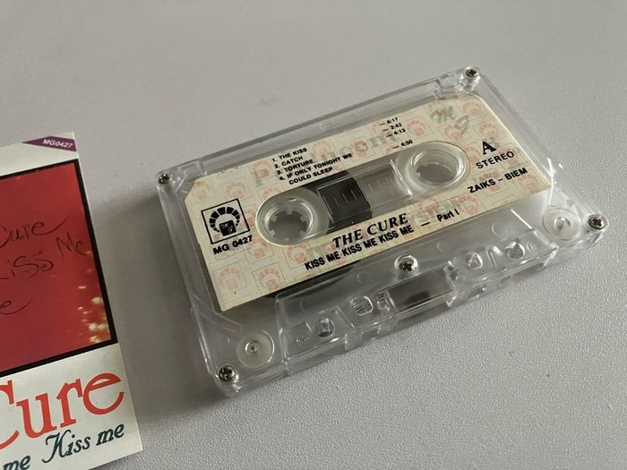 The Cure Kiss Me Kiss Me Kiss Me Cassette Tape NM