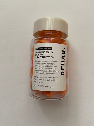 Rehab sunshine spritz hair oil  uv protection