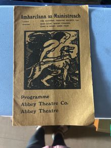 Souvenir abbey theatre program