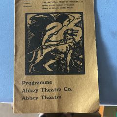 Souvenir abbey theatre program