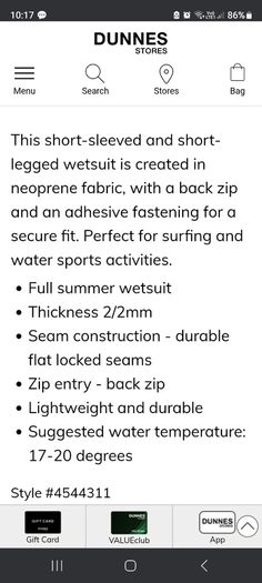 Brand new mens wetsuit