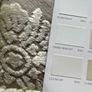 Designer Guild Heavy Linen and Velvet Interlined Curtains 110"w x 84"d Image 4