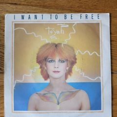 Toyah I Want To Be Free seven inch vinyl