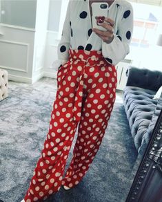 zara polka outfit