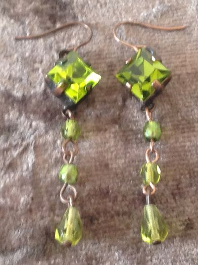 Vintage Pendant and Drop Earrings