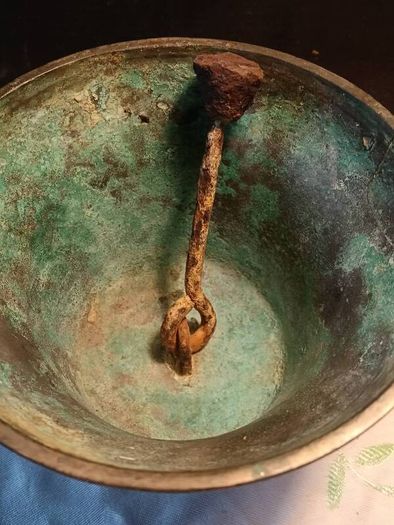 19th Century Obertino La Sarraz Bronze Bell