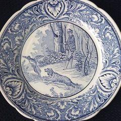 Delfts Blue and White Plate