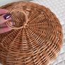 Round Basket With Lid Image 3