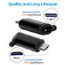 Aluminum Alloy OTG Micro USB (Male) to USB-C (Female) QC 3.0 Charger & Sync Adapter with Keychain (Brand New/Warranty) Image 7