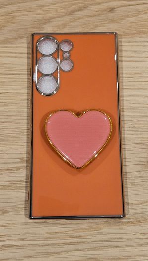 Samsung S23 Ultra Cover with Heart Holder - New