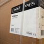 800mm wetroom side panel, black. Image 2