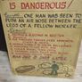 Wooden industrial safety sign Image 4