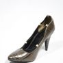 REISS women Leather Court High Heels  EU 38 UK 5| Crocodile pattern Pointed toe Image 2
