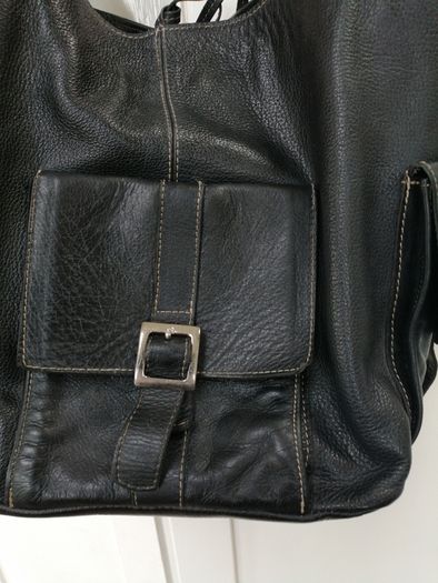 Getulio Black Leather Bag