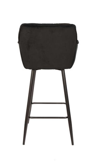 Capri Bottle Green Velvet Arm Stool Luxe Loft Kitchen Bar Chair