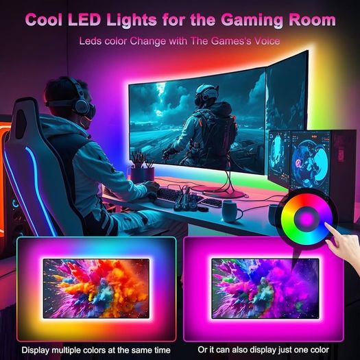 NEW SALE | Hexagon LED Lights 8 Pack Hex Wall Light RGB Gaming Panels Hexagonal Smart Lighting Panel