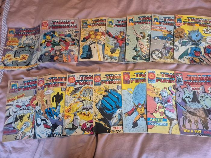 Vintage Marvel UK Transformers Comics 1980s  115 plus Issues  Annuals and Specials  Job Lot