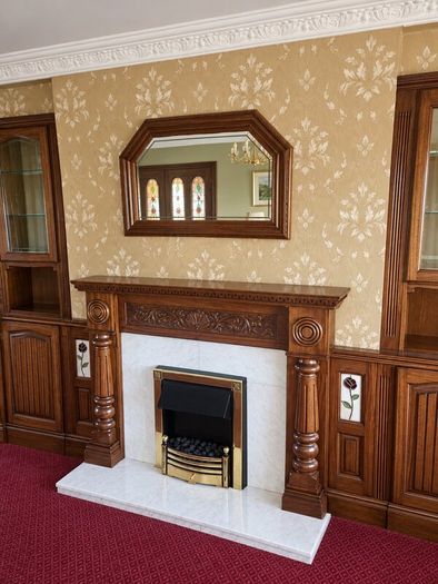 Solid Oak and Mahogany Kitchen, Doors, Units etc