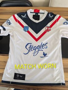 2025 Sydney Roosters Jersey Flegg match worn No10  Player issued Away Jersey