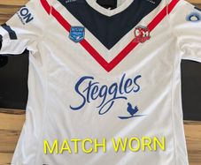 2025 Sydney Roosters Jersey Flegg match worn No10  Player issued Away Jersey