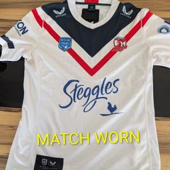 2025 Sydney Roosters Jersey Flegg match worn No10  Player issued Away Jersey