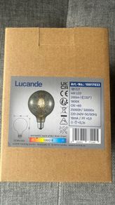 Lucande E27 globe filament LED bulb