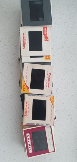 Vintage 35mm colour slides 100 Random images